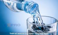 Thiết kế website bán nước uống tinh khiết chuyên nghiệp