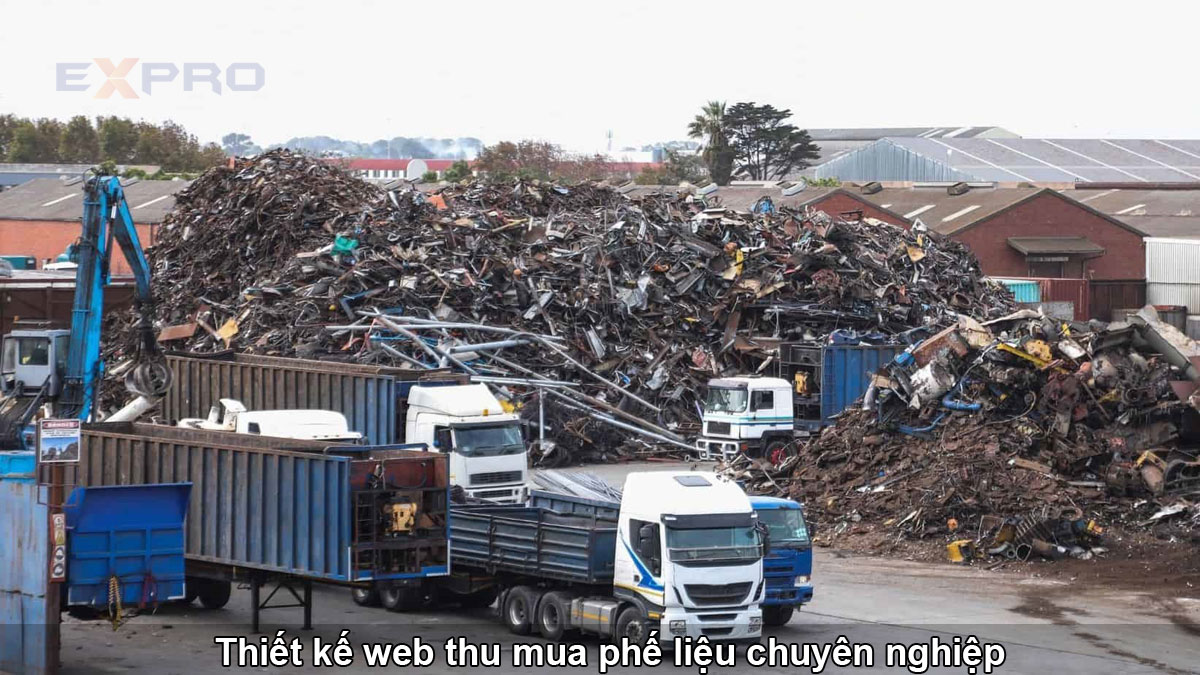 Thiết kế website thu mua phế liệu giá tốt nhất thị trường