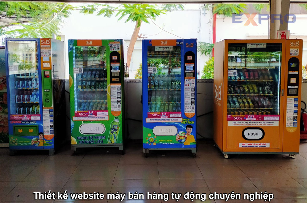 Thiết kế website kinh doanh máy bán hàng tự động