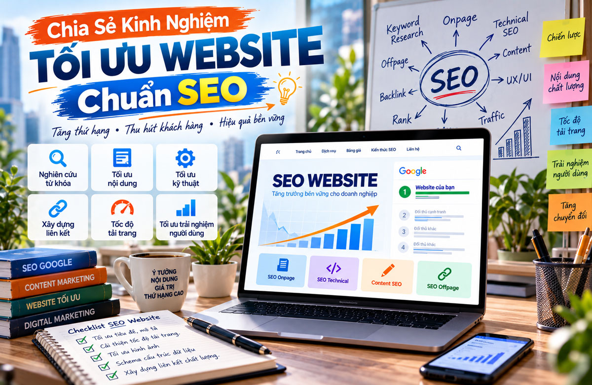 Chia sẻ kinh nghiệm cách tối ưu thiết kế web cơ bản tốt nhất