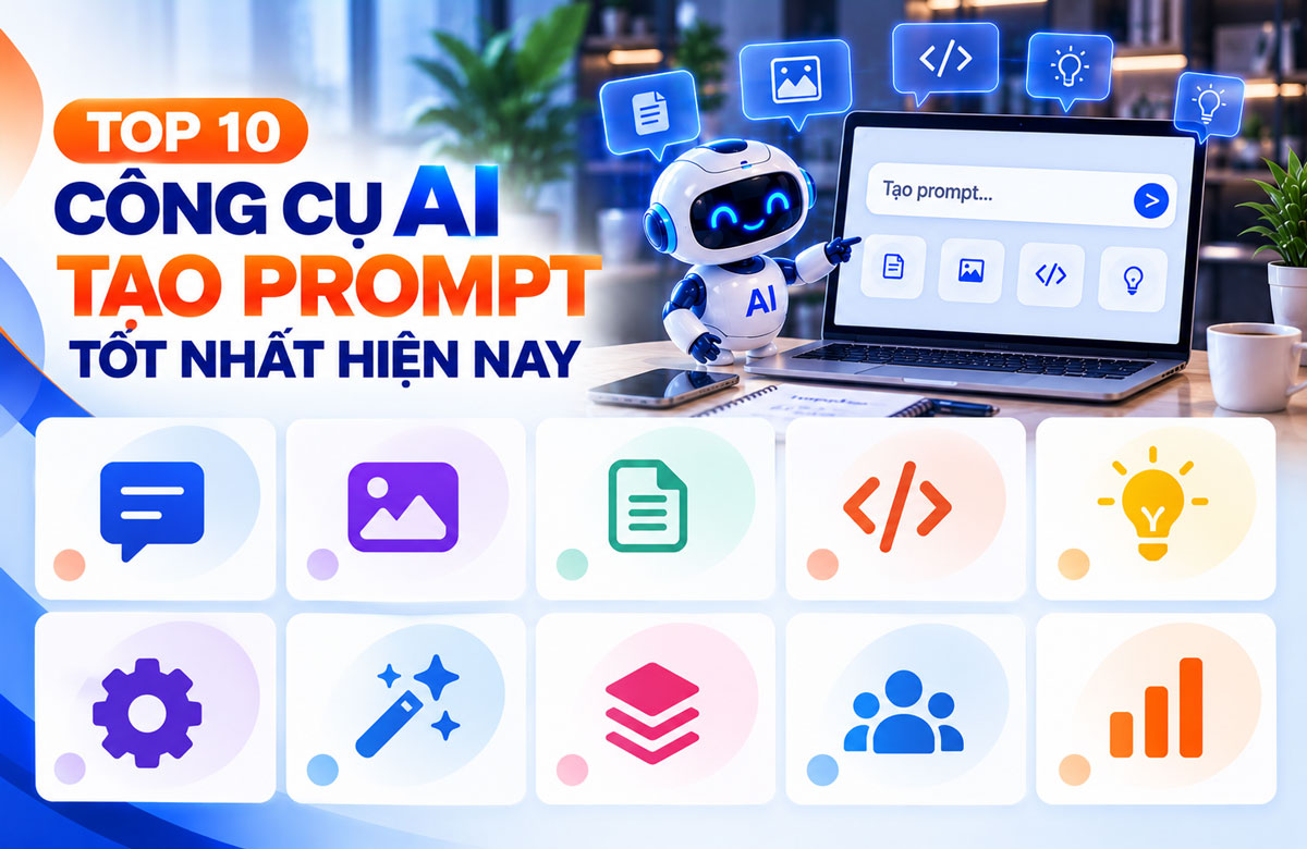 Top 10 Công Cụ AI Tạo Prompt Tốt Nhất Hiện Nay